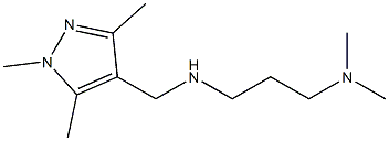 [3-(dimethylamino)propyl][(1,3,5-trimethyl-1H-pyrazol-4-yl)methyl]amine Structure