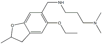 [3-(dimethylamino)propyl][(5-ethoxy-2-methyl-2,3-dihydro-1-benzofuran-6-yl)methyl]amine 구조식 이미지