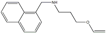 [3-(ethenyloxy)propyl](naphthalen-1-ylmethyl)amine Structure