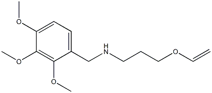 [3-(ethenyloxy)propyl][(2,3,4-trimethoxyphenyl)methyl]amine 구조식 이미지