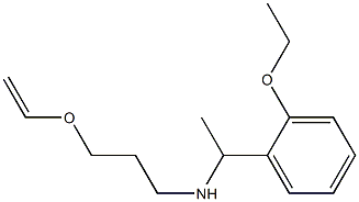 [3-(ethenyloxy)propyl][1-(2-ethoxyphenyl)ethyl]amine 구조식 이미지