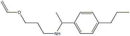 [3-(ethenyloxy)propyl][1-(4-propylphenyl)ethyl]amine Structure