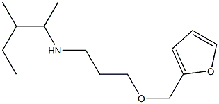 [3-(furan-2-ylmethoxy)propyl](3-methylpentan-2-yl)amine Structure