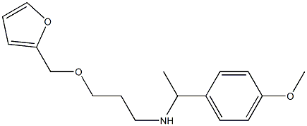 [3-(furan-2-ylmethoxy)propyl][1-(4-methoxyphenyl)ethyl]amine Structure