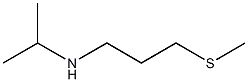 [3-(methylsulfanyl)propyl](propan-2-yl)amine Structure