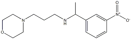 [3-(morpholin-4-yl)propyl][1-(3-nitrophenyl)ethyl]amine 구조식 이미지