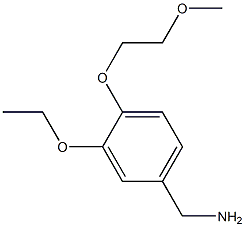 [3-ethoxy-4-(2-methoxyethoxy)phenyl]methanamine 구조식 이미지