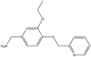 [3-ethoxy-4-(pyridin-2-ylmethoxy)phenyl]methanamine 구조식 이미지