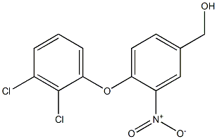 [4-(2,3-dichlorophenoxy)-3-nitrophenyl]methanol Structure