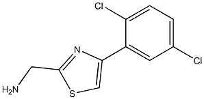 [4-(2,5-dichlorophenyl)-1,3-thiazol-2-yl]methanamine 구조식 이미지