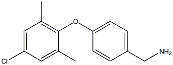 [4-(4-chloro-2,6-dimethylphenoxy)phenyl]methanamine Structure
