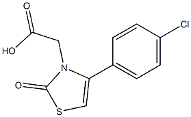 [4-(4-chlorophenyl)-2-oxo-1,3-thiazol-3(2H)-yl]acetic acid Structure