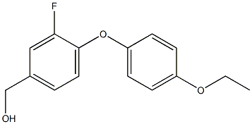 [4-(4-ethoxyphenoxy)-3-fluorophenyl]methanol 구조식 이미지