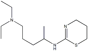 [4-(5,6-dihydro-4H-1,3-thiazin-2-ylamino)pentyl]diethylamine Structure