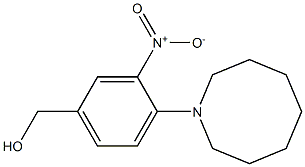 [4-(azocan-1-yl)-3-nitrophenyl]methanol Structure