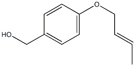 [4-(but-2-en-1-yloxy)phenyl]methanol 구조식 이미지