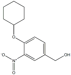 [4-(cyclohexyloxy)-3-nitrophenyl]methanol 구조식 이미지