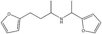 [4-(furan-2-yl)butan-2-yl][1-(furan-2-yl)ethyl]amine 구조식 이미지