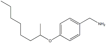 [4-(octan-2-yloxy)phenyl]methanamine 구조식 이미지