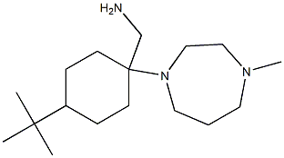 [4-tert-butyl-1-(4-methyl-1,4-diazepan-1-yl)cyclohexyl]methanamine 구조식 이미지