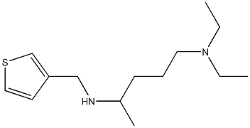 [5-(diethylamino)pentan-2-yl](thiophen-3-ylmethyl)amine Structure