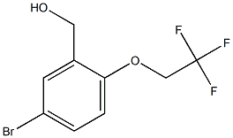 [5-bromo-2-(2,2,2-trifluoroethoxy)phenyl]methanol 구조식 이미지