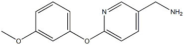 [6-(3-methoxyphenoxy)pyridin-3-yl]methylamine 구조식 이미지