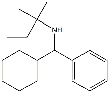 [cyclohexyl(phenyl)methyl](2-methylbutan-2-yl)amine Structure