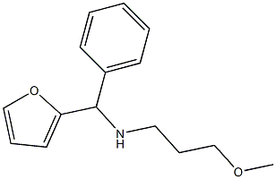 [furan-2-yl(phenyl)methyl](3-methoxypropyl)amine Structure