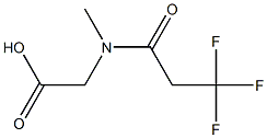 [methyl(3,3,3-trifluoropropanoyl)amino]acetic acid Structure