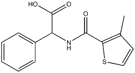 {[(3-methylthien-2-yl)carbonyl]amino}(phenyl)acetic acid 구조식 이미지