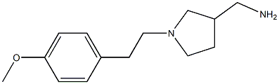 {1-[2-(4-methoxyphenyl)ethyl]pyrrolidin-3-yl}methylamine Structure