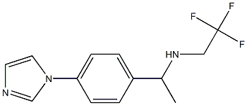 {1-[4-(1H-imidazol-1-yl)phenyl]ethyl}(2,2,2-trifluoroethyl)amine 구조식 이미지