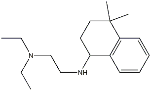 {2-[(4,4-dimethyl-1,2,3,4-tetrahydronaphthalen-1-yl)amino]ethyl}diethylamine Structure