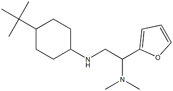 {2-[(4-tert-butylcyclohexyl)amino]-1-(furan-2-yl)ethyl}dimethylamine 구조식 이미지