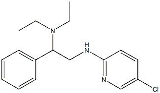 {2-[(5-chloropyridin-2-yl)amino]-1-phenylethyl}diethylamine Structure