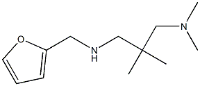 {2-[(dimethylamino)methyl]-2-methylpropyl}(furan-2-ylmethyl)amine Structure