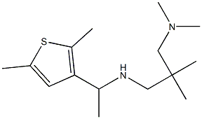 {2-[(dimethylamino)methyl]-2-methylpropyl}[1-(2,5-dimethylthiophen-3-yl)ethyl]amine Structure