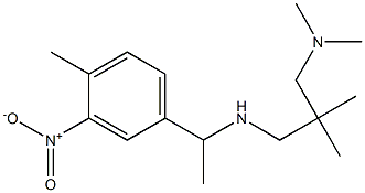 {2-[(dimethylamino)methyl]-2-methylpropyl}[1-(4-methyl-3-nitrophenyl)ethyl]amine Structure