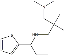 {2-[(dimethylamino)methyl]-2-methylpropyl}[1-(thiophen-2-yl)propyl]amine Structure