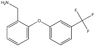 {2-[3-(trifluoromethyl)phenoxy]phenyl}methanamine 구조식 이미지