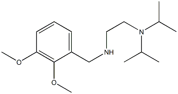 {2-[bis(propan-2-yl)amino]ethyl}[(2,3-dimethoxyphenyl)methyl]amine 구조식 이미지