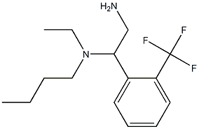 {2-amino-1-[2-(trifluoromethyl)phenyl]ethyl}(butyl)ethylamine 구조식 이미지