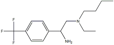 {2-amino-2-[4-(trifluoromethyl)phenyl]ethyl}(butyl)ethylamine 구조식 이미지