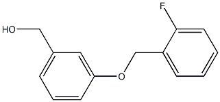 {3-[(2-fluorophenyl)methoxy]phenyl}methanol Structure