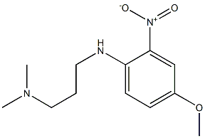 {3-[(4-methoxy-2-nitrophenyl)amino]propyl}dimethylamine 구조식 이미지