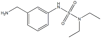 {3-[(diethylsulfamoyl)amino]phenyl}methanamine 구조식 이미지