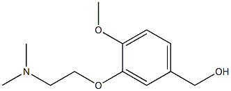 {3-[2-(dimethylamino)ethoxy]-4-methoxyphenyl}methanol Structure