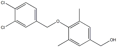 {4-[(3,4-dichlorophenyl)methoxy]-3,5-dimethylphenyl}methanol 구조식 이미지