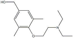 {4-[2-(diethylamino)ethoxy]-3,5-dimethylphenyl}methanol Structure